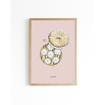 Mini poster Asia Dimsum 15x20 6 st.