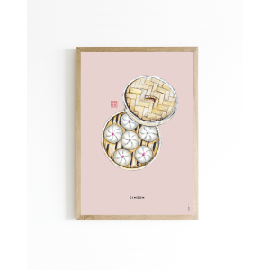 Mini poster Asia Dimsum 15x20 6 st.