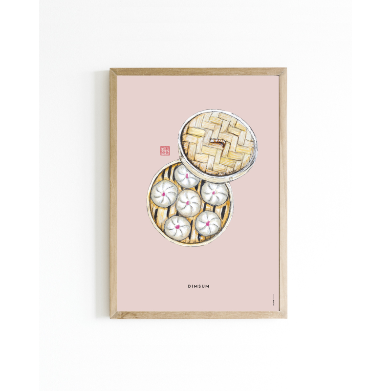 Mini poster Asia Dimsum 15x20 6 st.