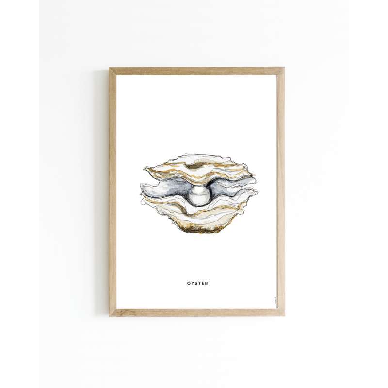 Mini poster Oyster 15x20 6 st.