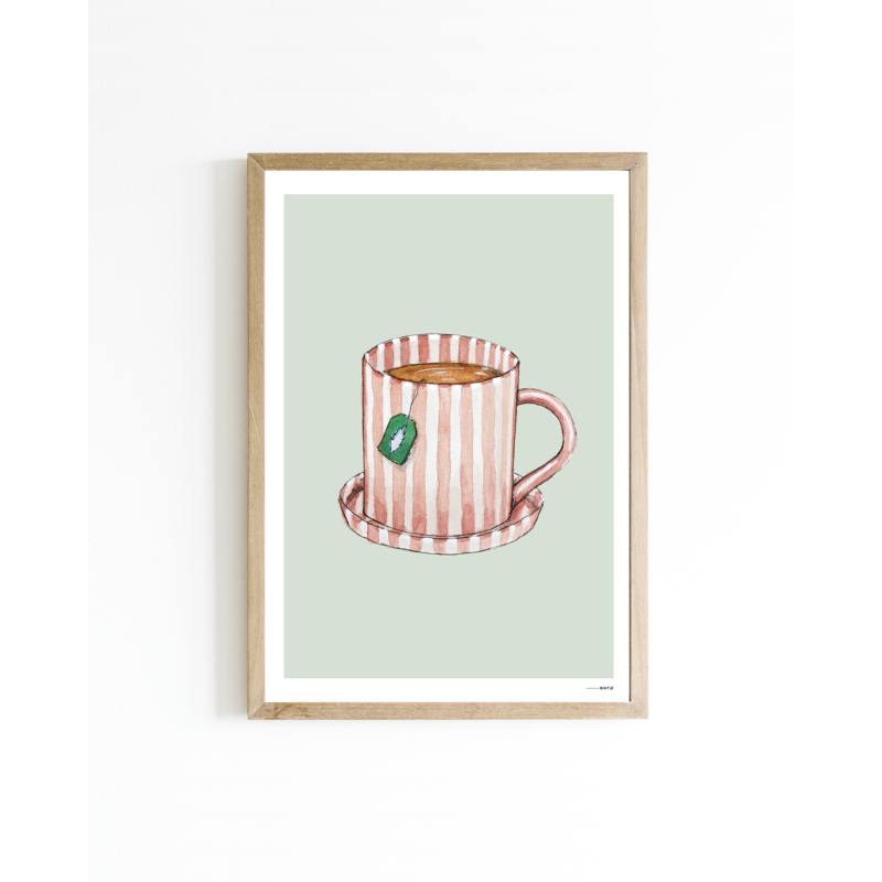 Mini poster Tea 15x20 6 st.