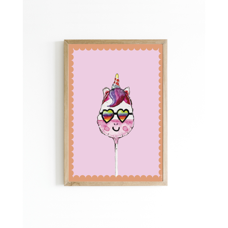 15x20 Poster Unicorn 6 st.