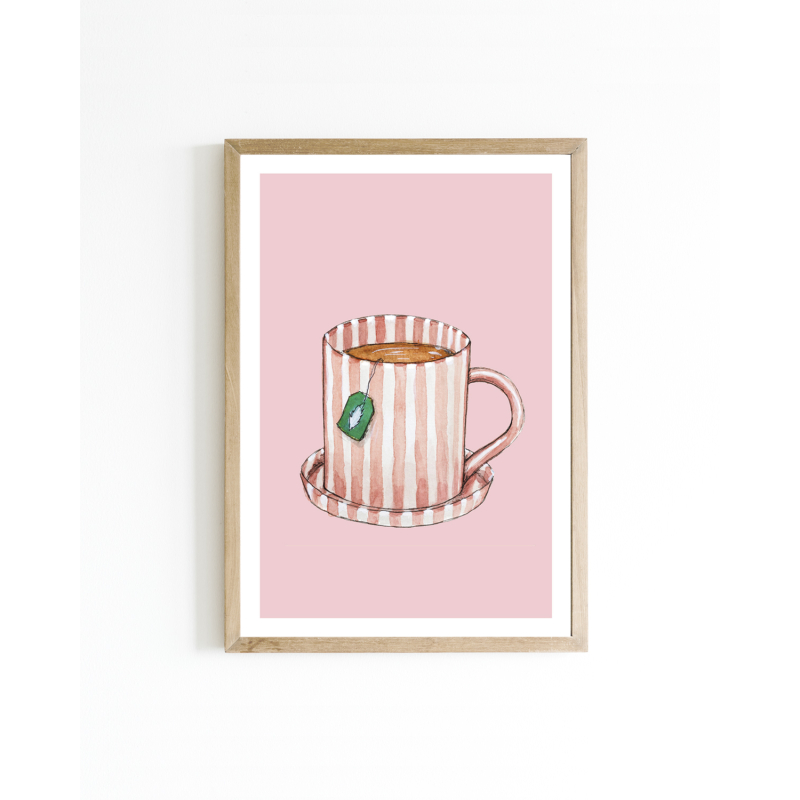 Mini poster Tea 15x20 4 st.